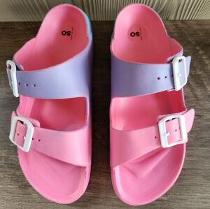 SO 2 Strap Pink&Blue Sandal